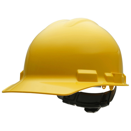 IRONCLAD PERFORMANCE WEAR Safety Helmet - Standard Brim, Class E, 4pt, Yellow G60106